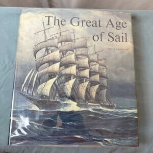 VTG 1967 The Great Age of Sail Oversized Illustrated Ship History Book Nautical